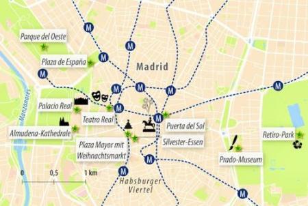Zug - Silvester in Madrid in kleiner Reisegruppe