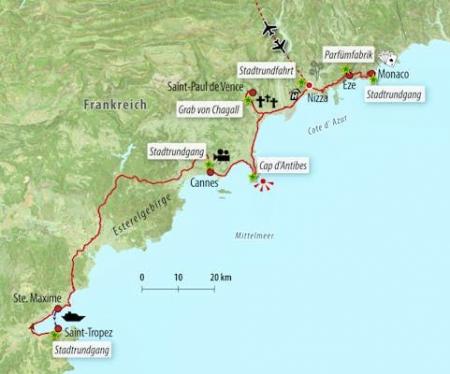 Zug - Silvester in Nizza – Perlen der Cote d' Azur