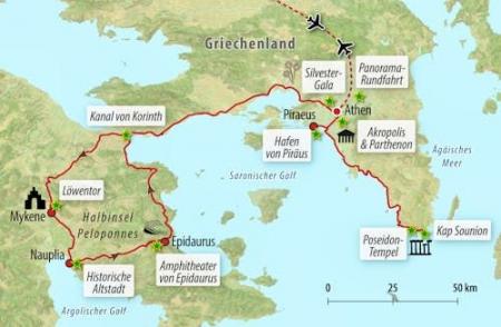 Zug - Silvesterreise nach Griechenland – Jahreswechsel in Athen erleben