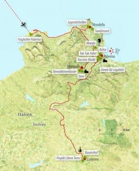 Zug - Silvesterreise Sizilien – rund um Palermo & Monreale