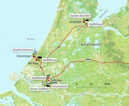 Zug - Rundreise über Silvester in die Niederlande