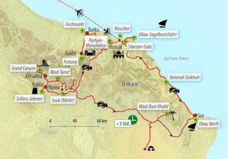 Zug - Silvester im Sultanat Oman - authentisches Arabien