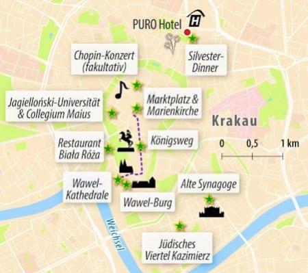 Zug - Exklusive Silvesterreise nach Krakau – Polen
