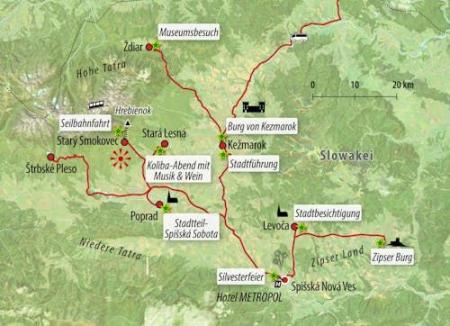 Zug - Silvester in der Slowakei – Wintermärchen Hohe Tatra