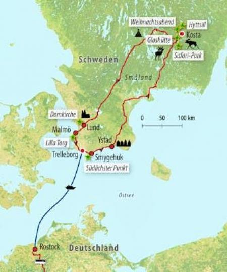 Zug - Winterliches Schweden zu Weihnachten