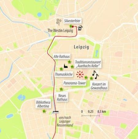 Zug - Busreise Jahreswechsel in Leipzig