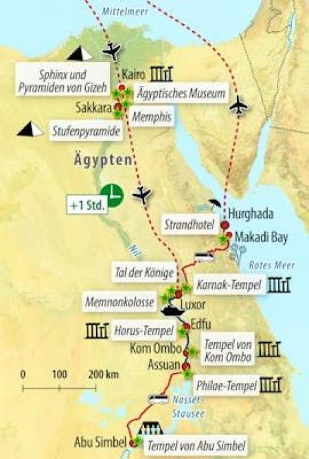 Zug - Weihnachts- und Silvesterreise in Ägypten