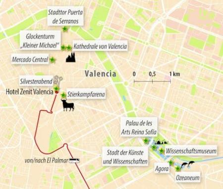 Zug - Silvesterreise nach Valencia