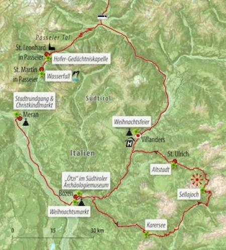 Zug - Rundreise Weihnachten in Südtirol