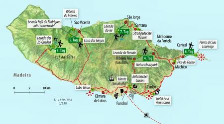 Zug - Silvesterreise Madeira – Wandern auf der Blumeninsel im Atlantik
