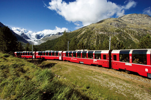 Bernina Express / Berninabahn / Bernina Express Pullman Class