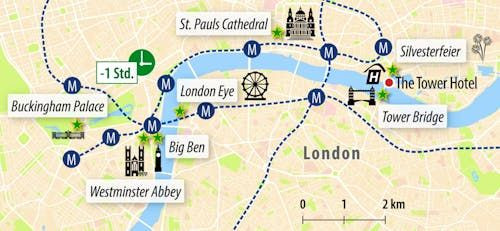 Zug - Silvester in London – Weltstadt an der Themse