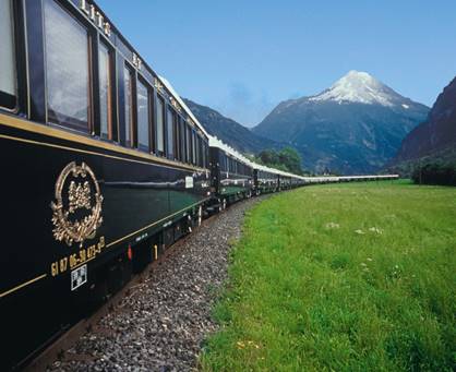 Auf der Strecke des Venice-Simplon-Orient-Express