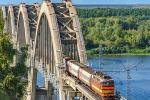 Brücke über die Oka, Russland