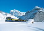 Berner Oberland Bahn im Winter