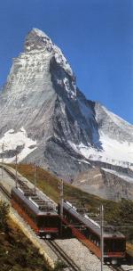 Gornergratbahn mit Matterhorn